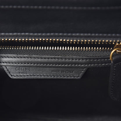 Celine Smooth Calfskin Micro Luggage Black 6 of 9