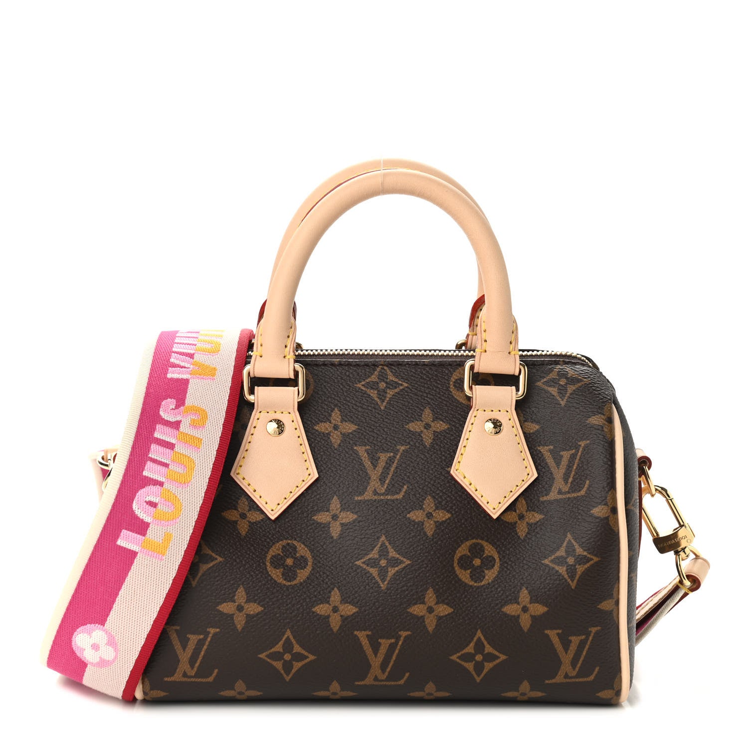 Louis Vuitton Monogram Speedy Bandouliere 20 Fuchsia 1 of 7