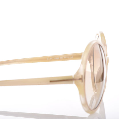 Tom Ford Carrie Sunglasses TF268 Ivory 7 of 9