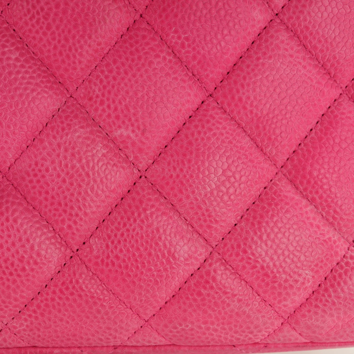 Chanel Iridescent Caviar Quilted Jumbo Double Flap Pink 19 of 21