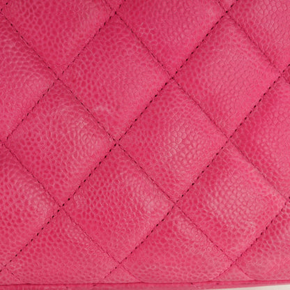 Chanel Iridescent Caviar Quilted Jumbo Double Flap Pink 19 of 21
