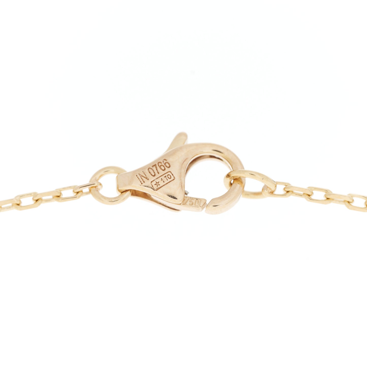 18K Pink Yellow White Gold Trinity Heart Necklace