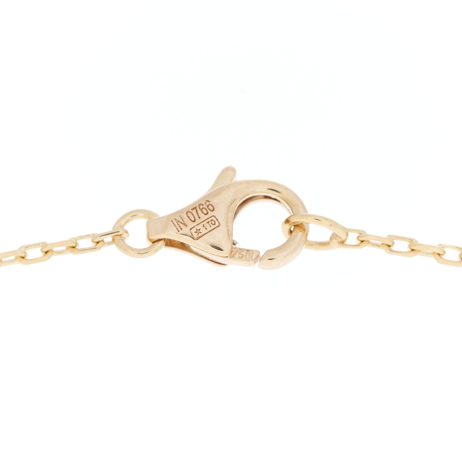Cartier 18K Pink Yellow White Gold Trinity Heart Necklace 5 of 5