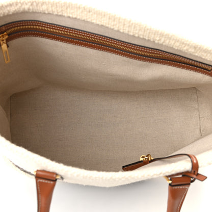 Celine Plein Soleil Horizontal Cabas Natural Tan Black 5 of 9