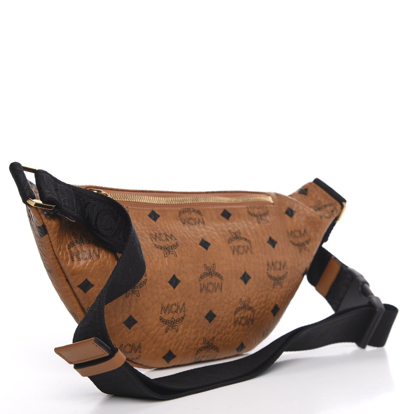 Visetos Small Fusten Belt Bag Cognac