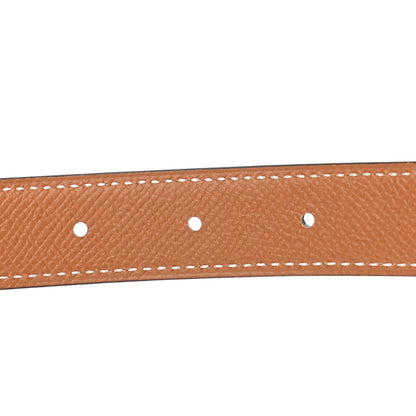 Hermes Swift Epsom 24mm Mini Constance H Belt 75 Black Gold 4 of 9