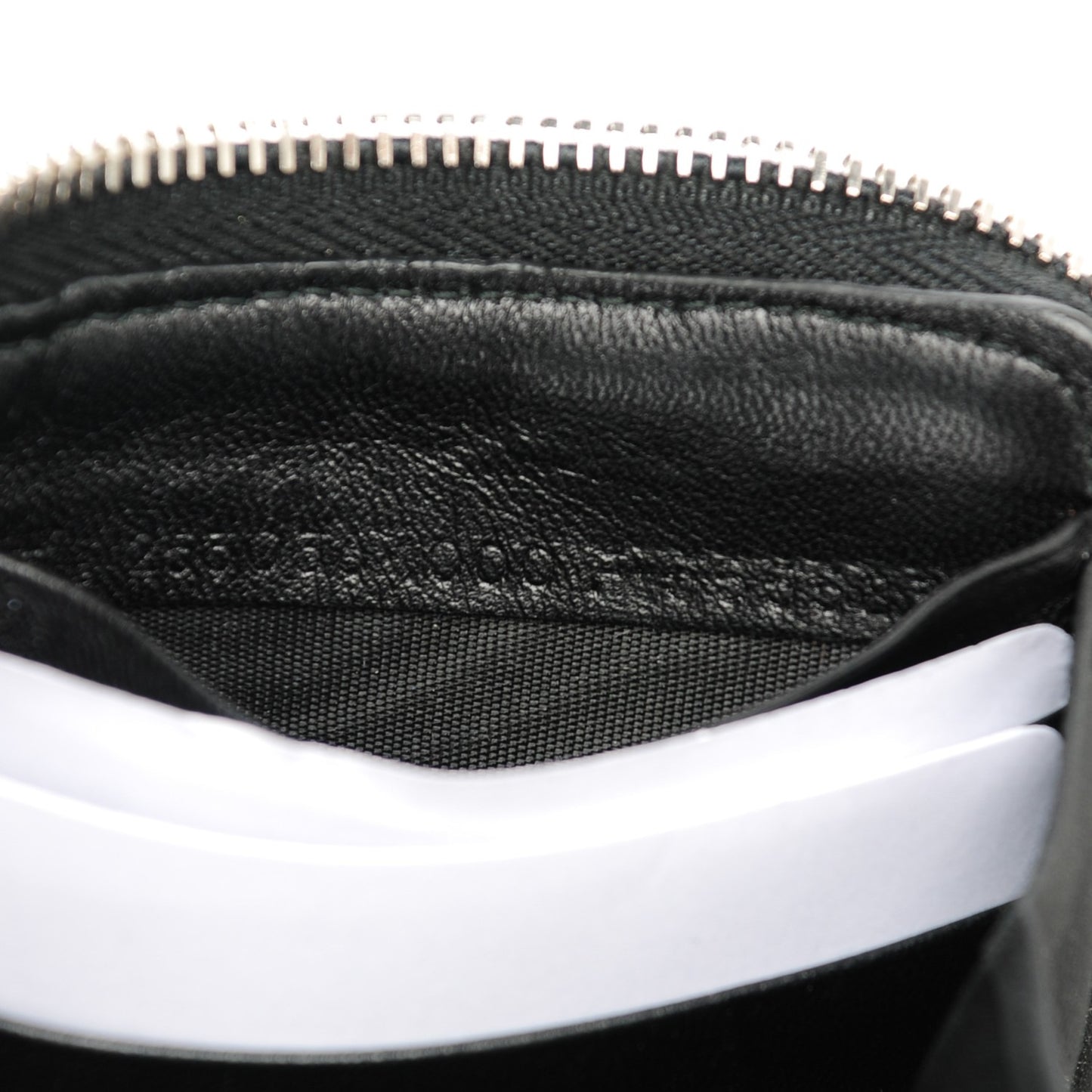 Canvas Agneau Classic Hardware Continental Zip Around Wallet Black