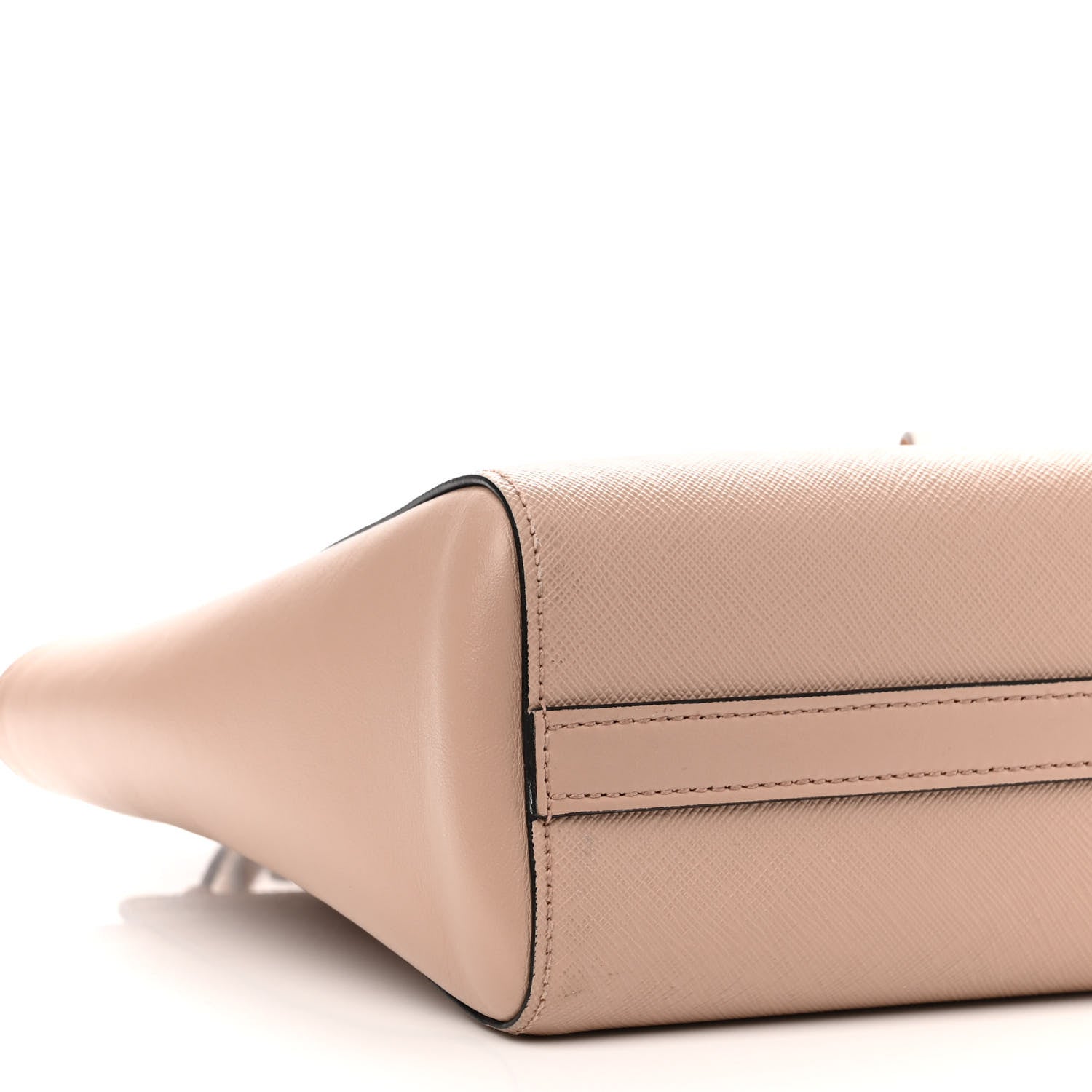 Prada Saffiano Soft Calfskin Small Zippered Tote Cipria 8 of 15