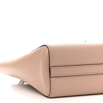 Prada Saffiano Soft Calfskin Small Zippered Tote Cipria 8 of 15