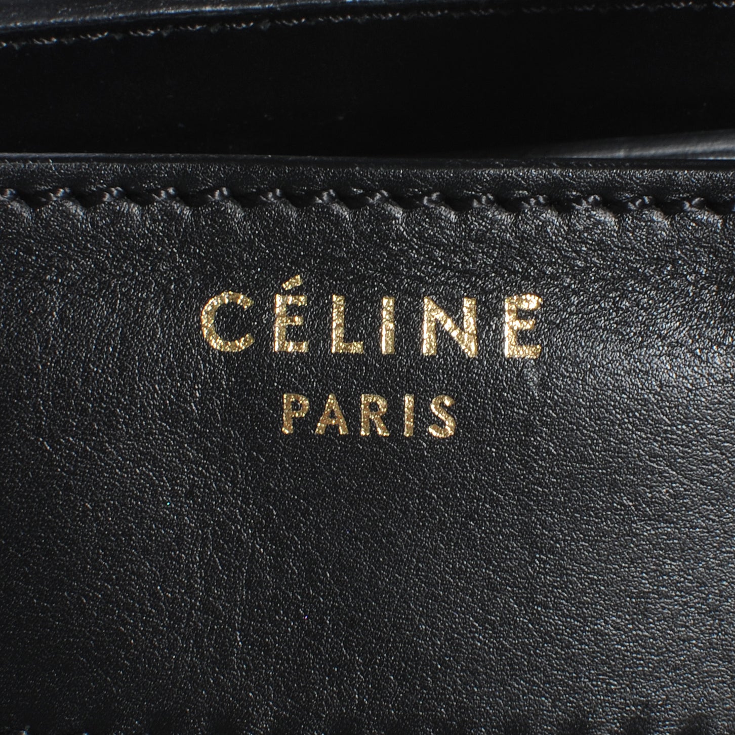 Celine Smooth Calfskin Micro Luggage Black 5 of 10