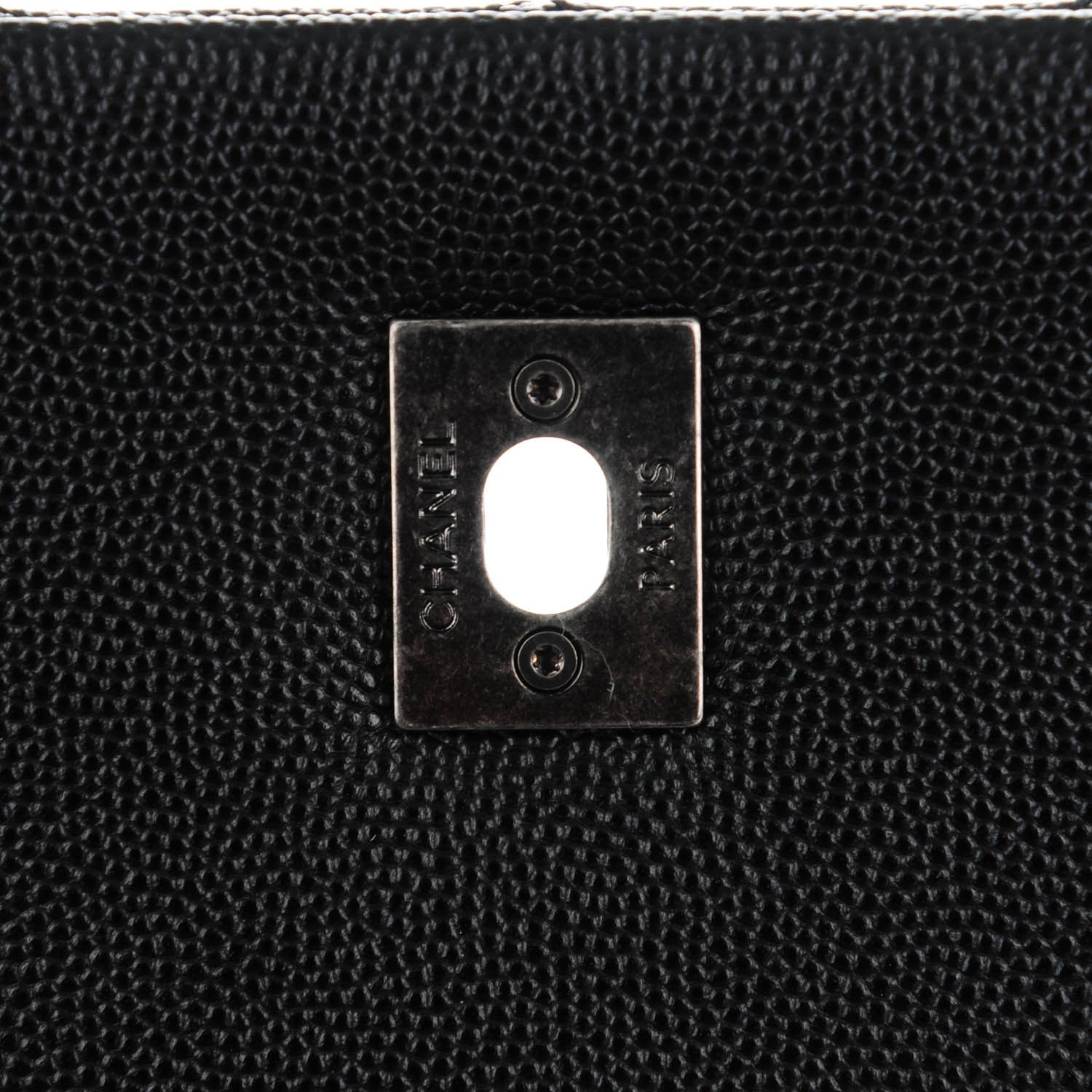 Chanel Caviar Lizard Quilted Small Coco Handle Flap Black 6 of 8