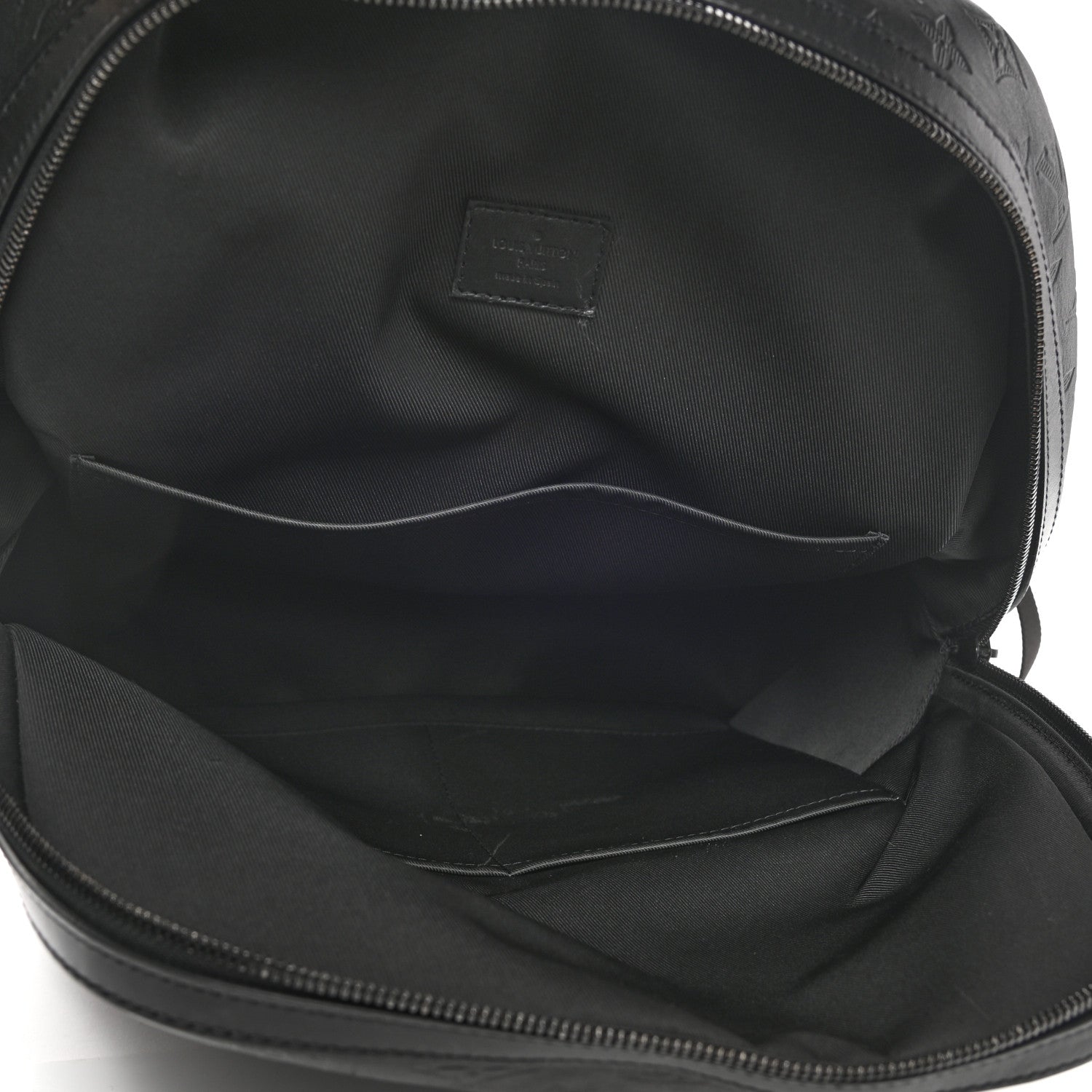 Louis Vuitton Calfskin Monogram Shadow Sprinter Backpack Black 5 of 10