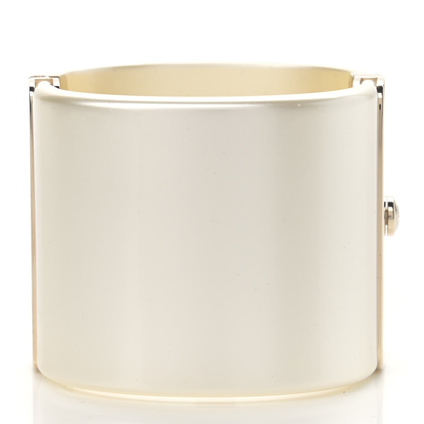 Resin CC Cuff Pearly White Gold