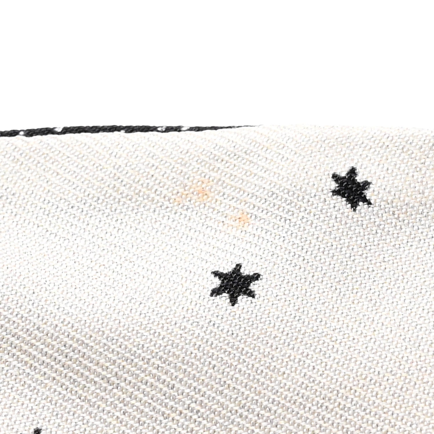 Christian Dior Silk Zodiac Cancer Mitzah Scarf Black 6 of 6