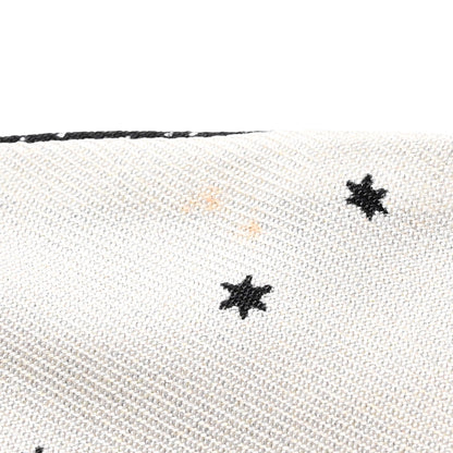 Christian Dior Silk Zodiac Cancer Mitzah Scarf Black 6 of 6