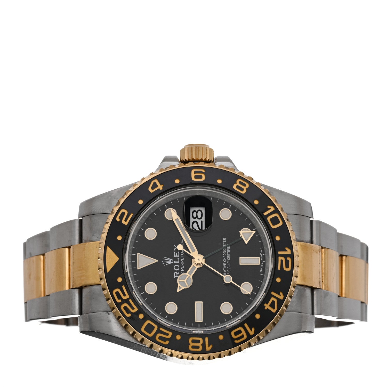 Rolex Stainless Steel 18K Yellow Gold 40mm GMT-Master II Oyster Perpetual Date Watch 116713LN 2 of 5
