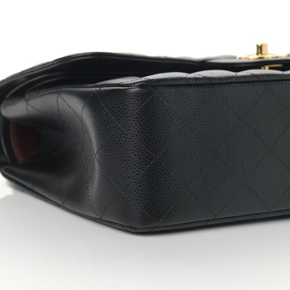 Chanel Caviar Quilted Jumbo Double Flap Black 5 of 12