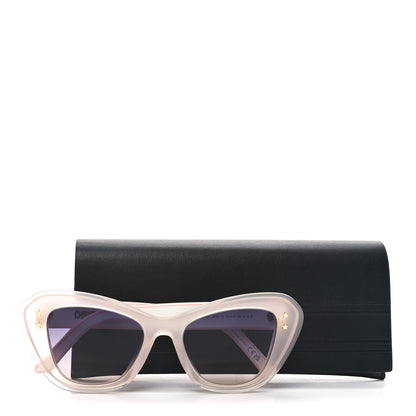 Christian Dior Diorpacific B3U Cat Eye Sunglasses White Pink 8 of 8