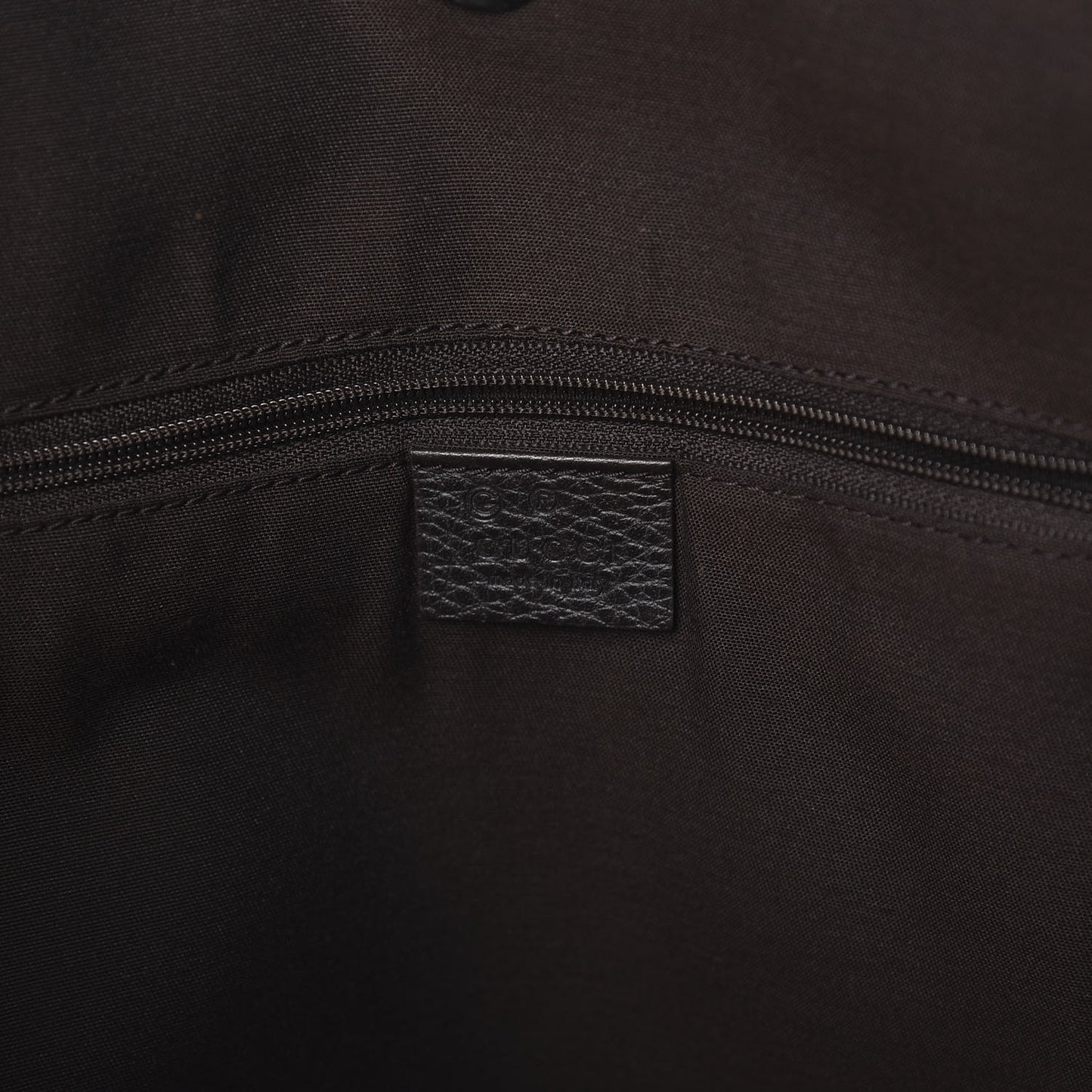 Denim Monogram Full Moon Tote Dark Brown