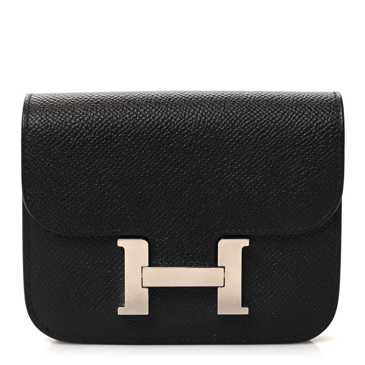 Hermes Epsom Constance Slim Wallet Black 1 of 12