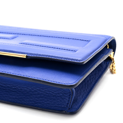 Fendi Vitello Flamingo Tube Wallet on Chain Blue Neon 11 of 11