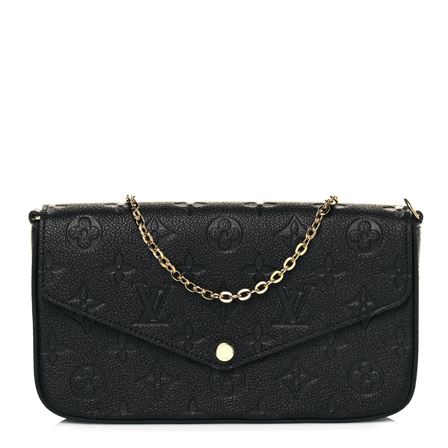 Empreinte Pochette Felicie Chain Wallet Black