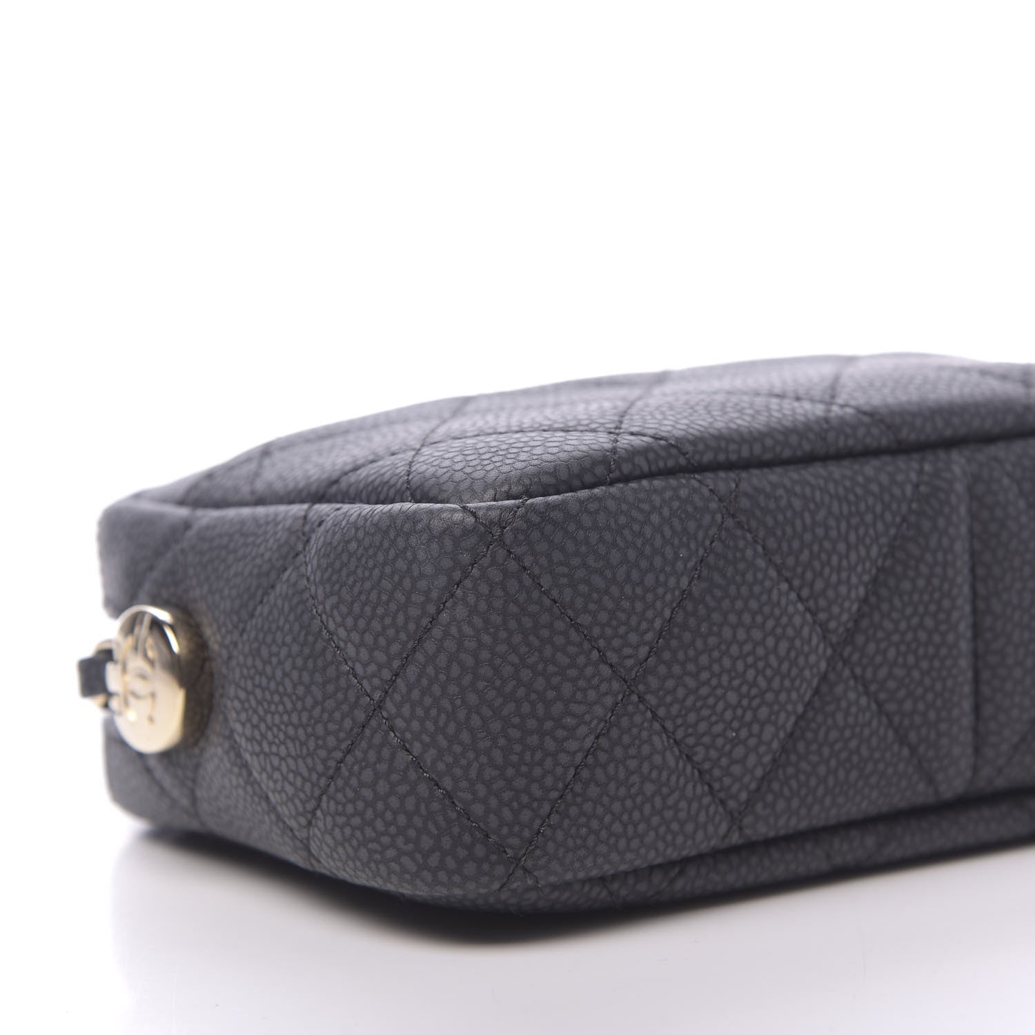 Chanel Iridescent Caviar Quilted Mini Coco Tassel Camera Case Black 7 of 9