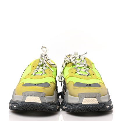 Balenciaga Fabric Mesh Mens Triple S Sneakers 43 Jaune Fluo 2 of 6