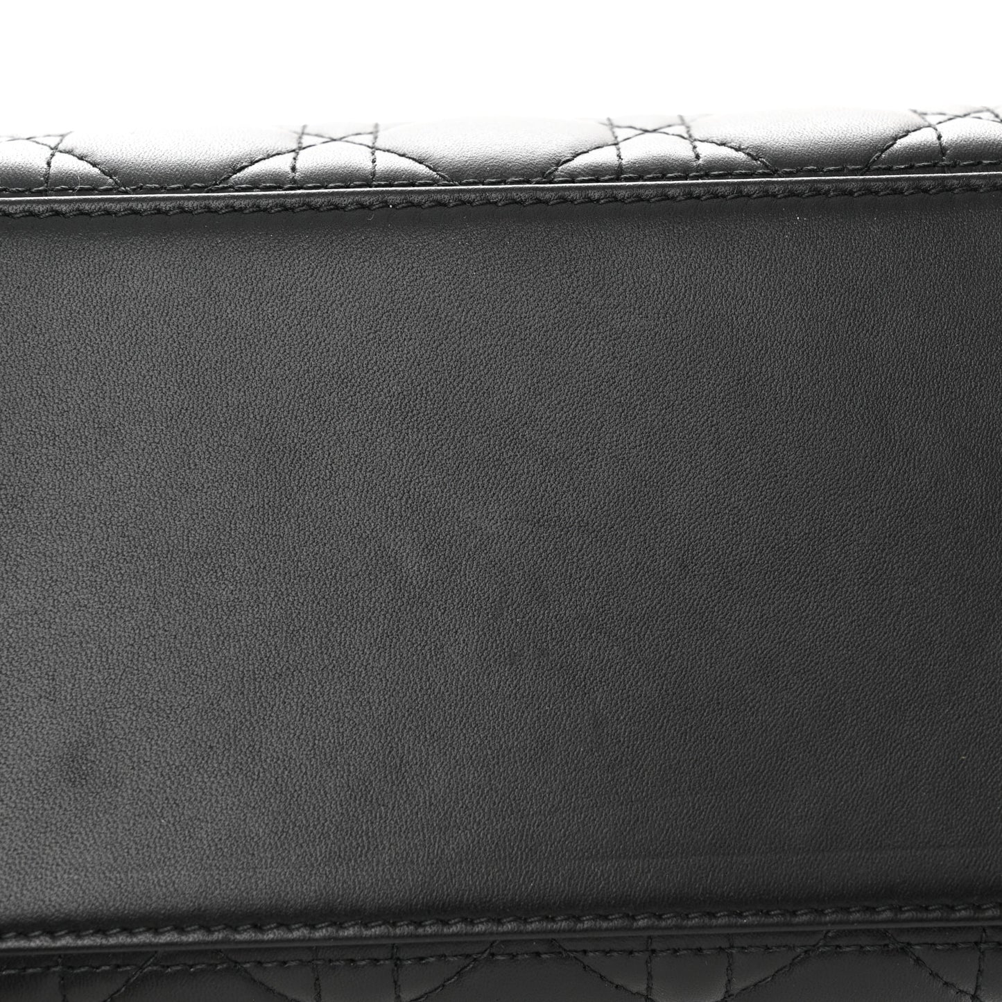 Lambskin Cannage Medium Lady Dior Black
