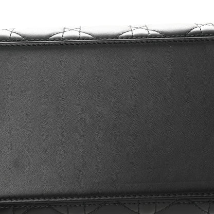 Christian Dior Lambskin Cannage Medium Lady Dior Black 13 of 15
