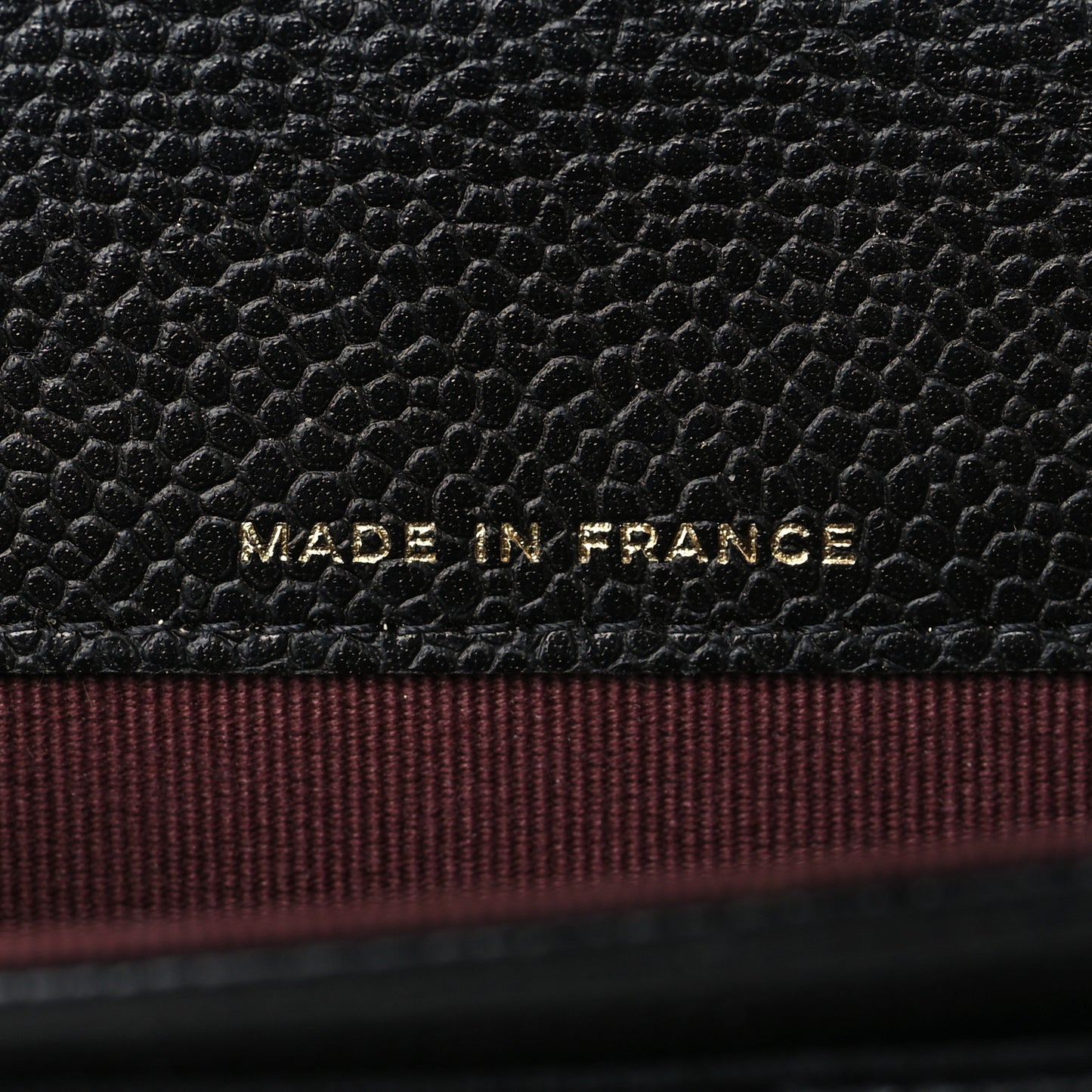 Caviar Quilted Flap Card Holder Wallet Black