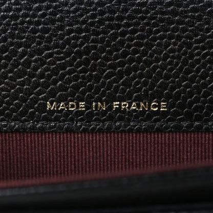 Chanel Caviar Quilted Flap Card Holder Wallet Black 7 of 10