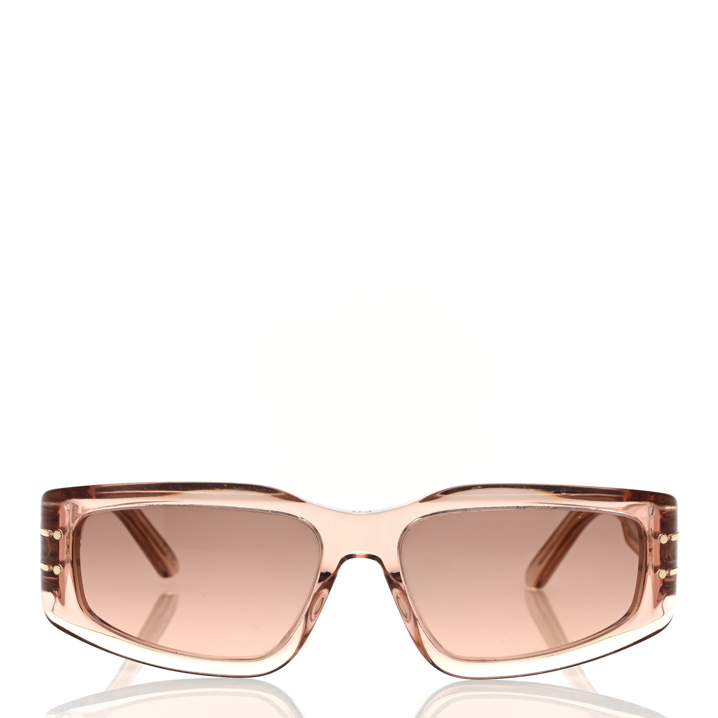 Acetate DiorSignature S9U Sunglasses Transparent Pink
