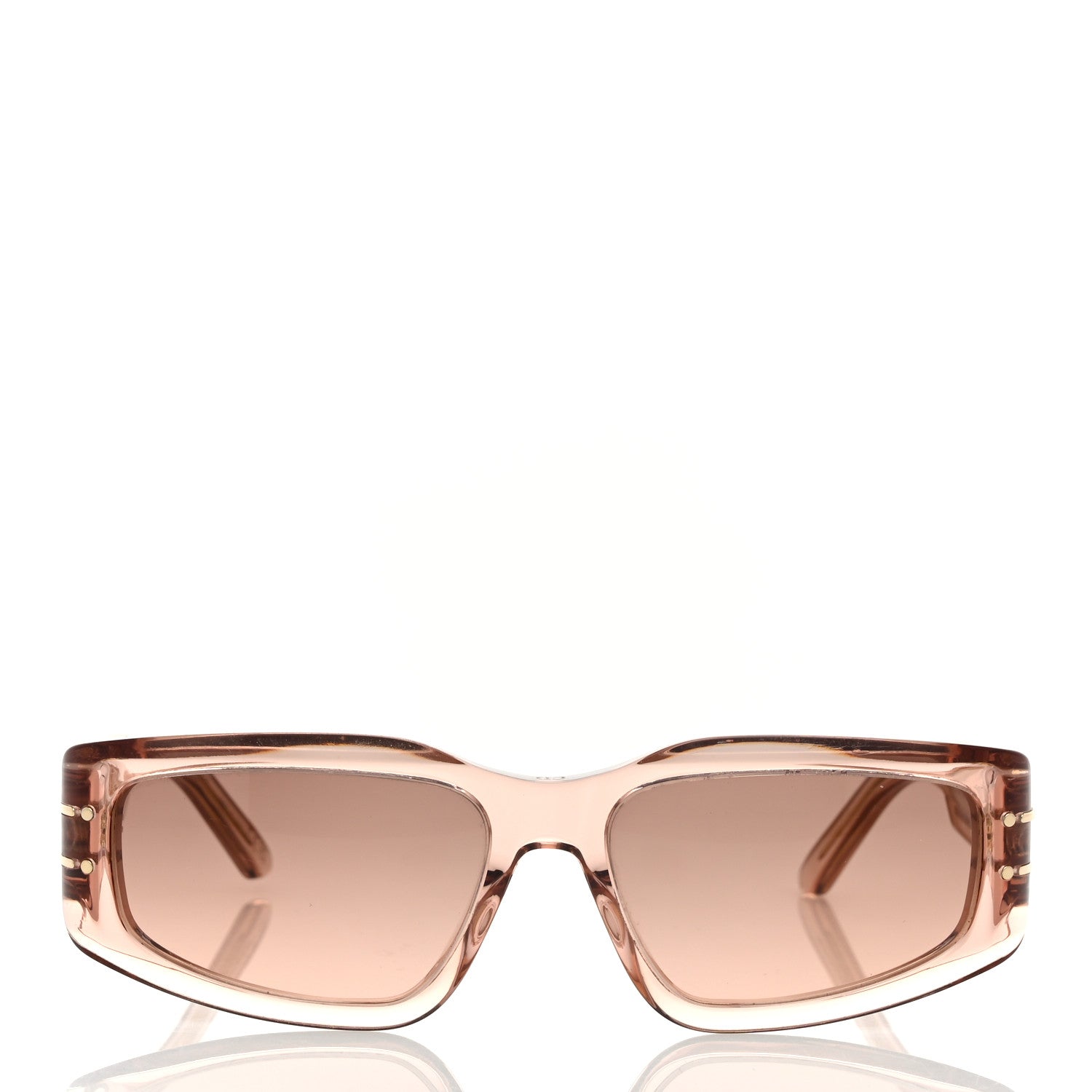 Christian Dior Acetate DiorSignature S9U Sunglasses Transparent Pink 2 of 6
