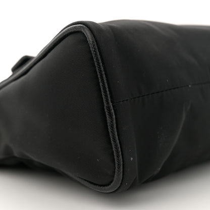 Prada Tessuto Nylon Saffiano Shoulder Bag Black 8 of 10