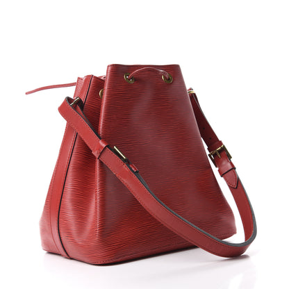 Louis Vuitton Epi Petit Noe Castillan Red 3 of 9