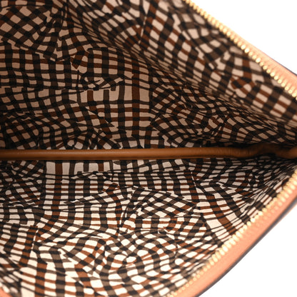 MCM Visetos Medium Liz Reversible Shopper Tote Cognac 10 of 16