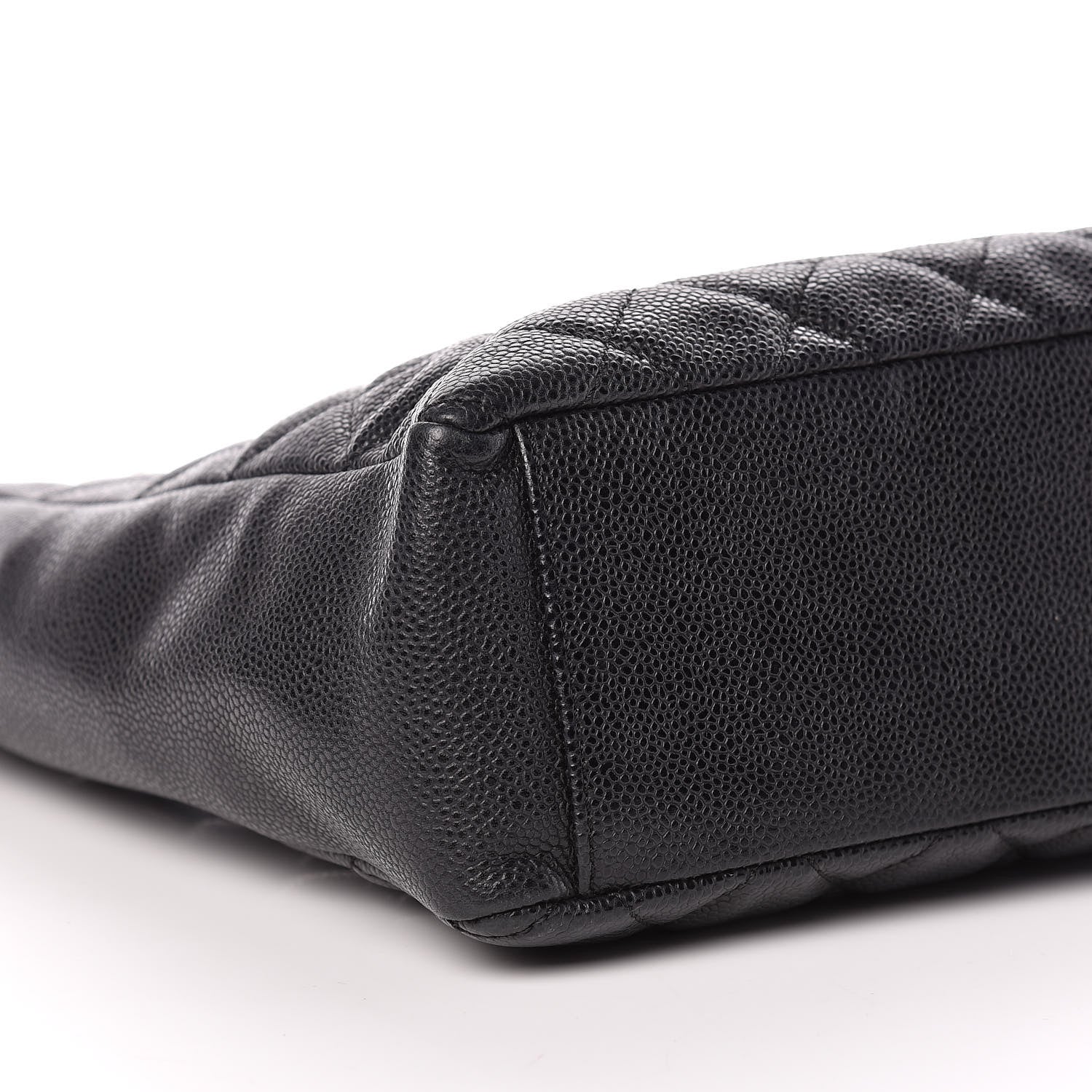 Chanel Caviar Quilted Petit Shopping Tote PST Black 5 of 10