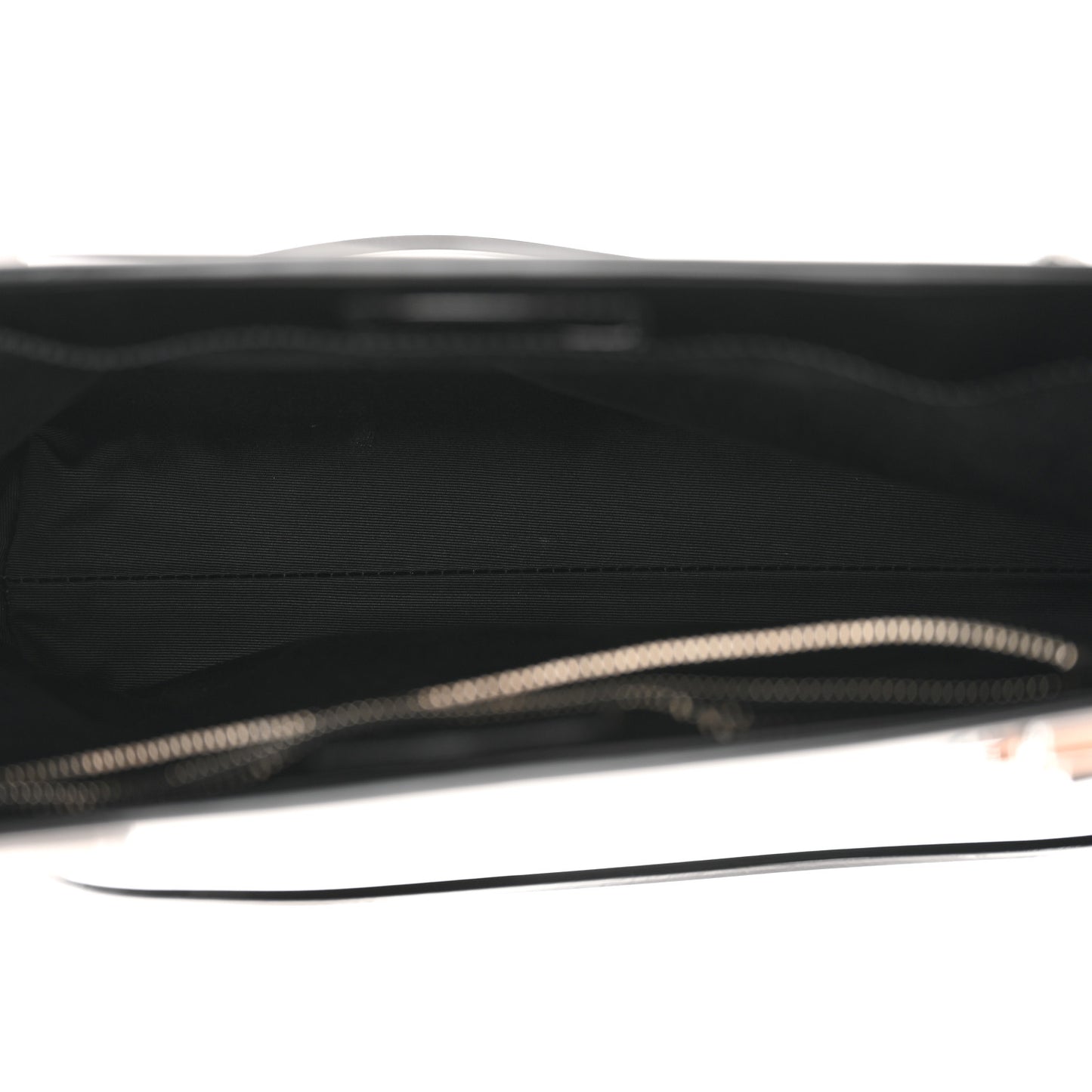 Patent Calfskin Suzanne Shopping Tote Black