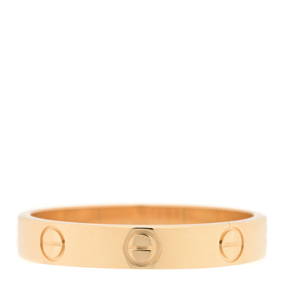Cartier 18K Yellow Gold 3.5mm LOVE Wedding Band Ring 58 8.25 1 of 4