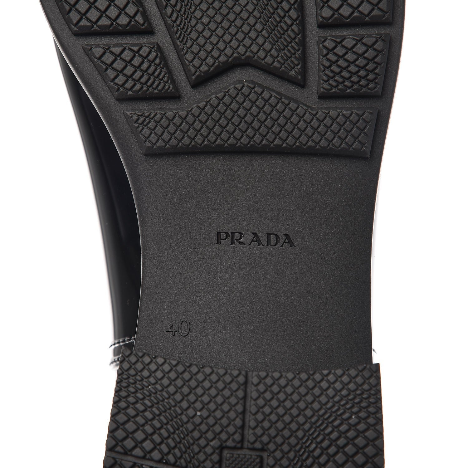 Prada Sport Rubber Mid Calf Rain Boots 40 Black 6 of 11