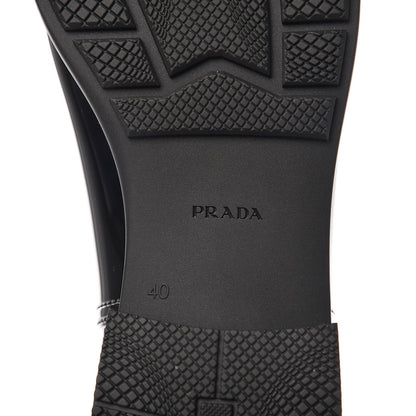 Prada Sport Rubber Mid Calf Rain Boots 40 Black 6 of 11
