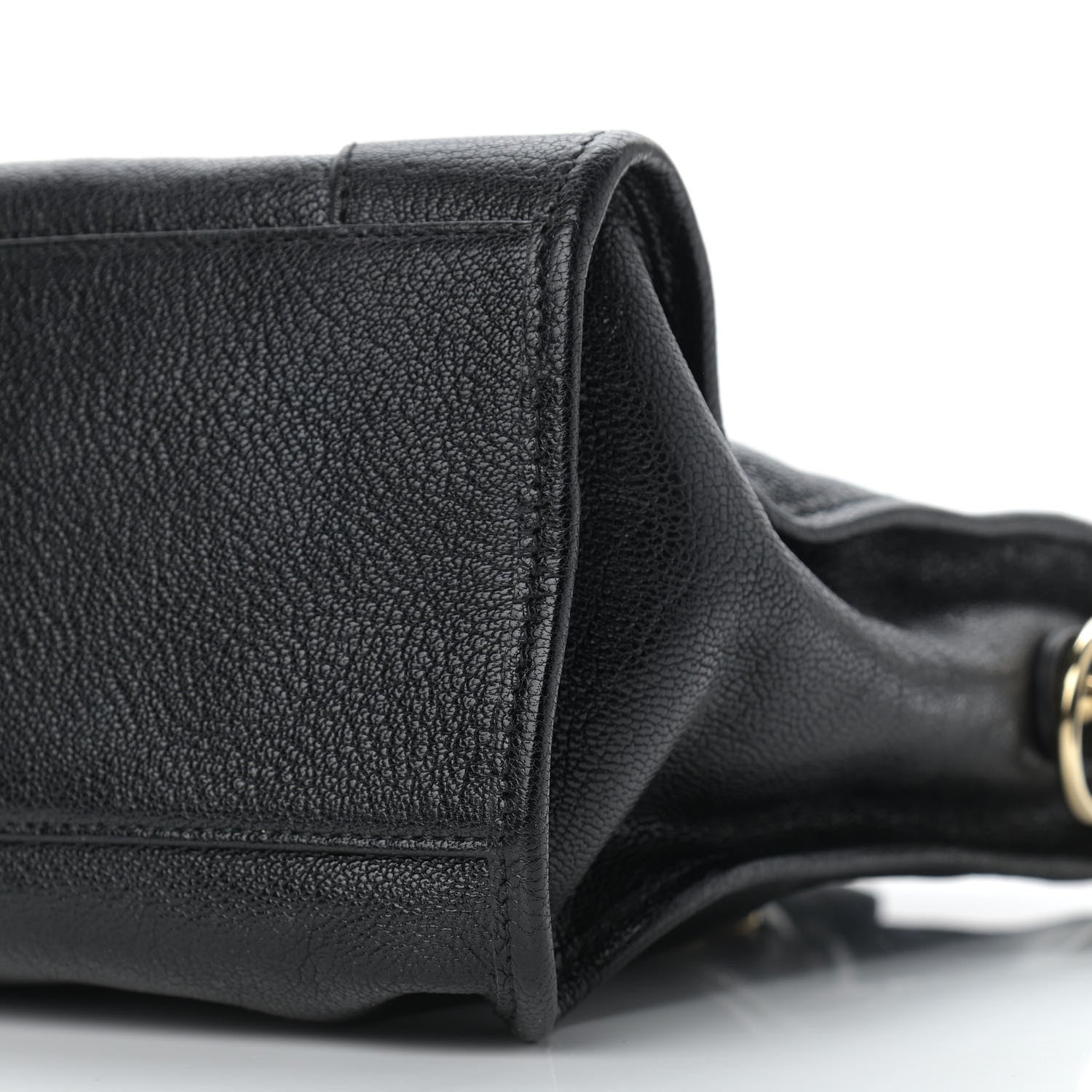 Balenciaga Chevre Gold Metallic Edge Hardware City Black 8 of 8