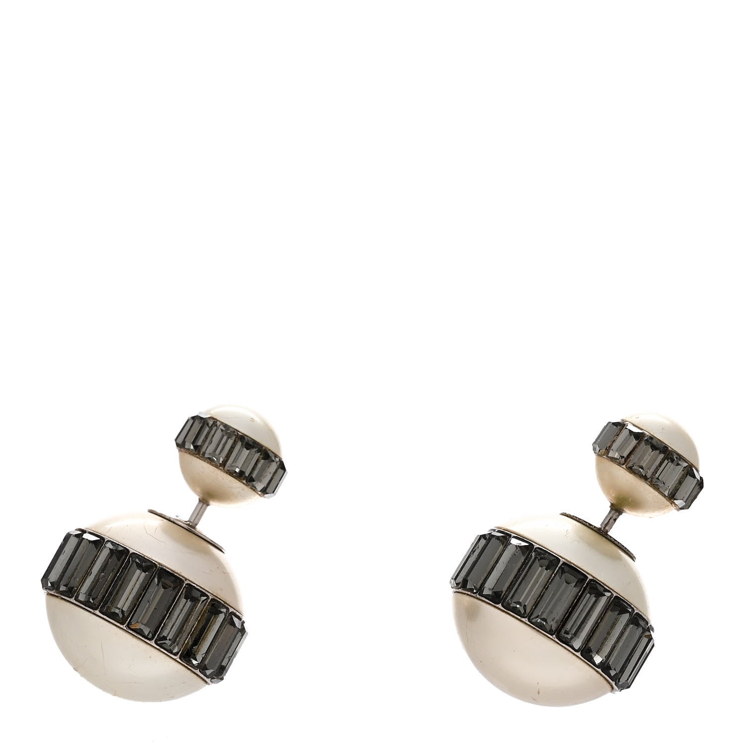 Christian Dior Pearl Mise En Dior Tribal Earrings 1 of 9