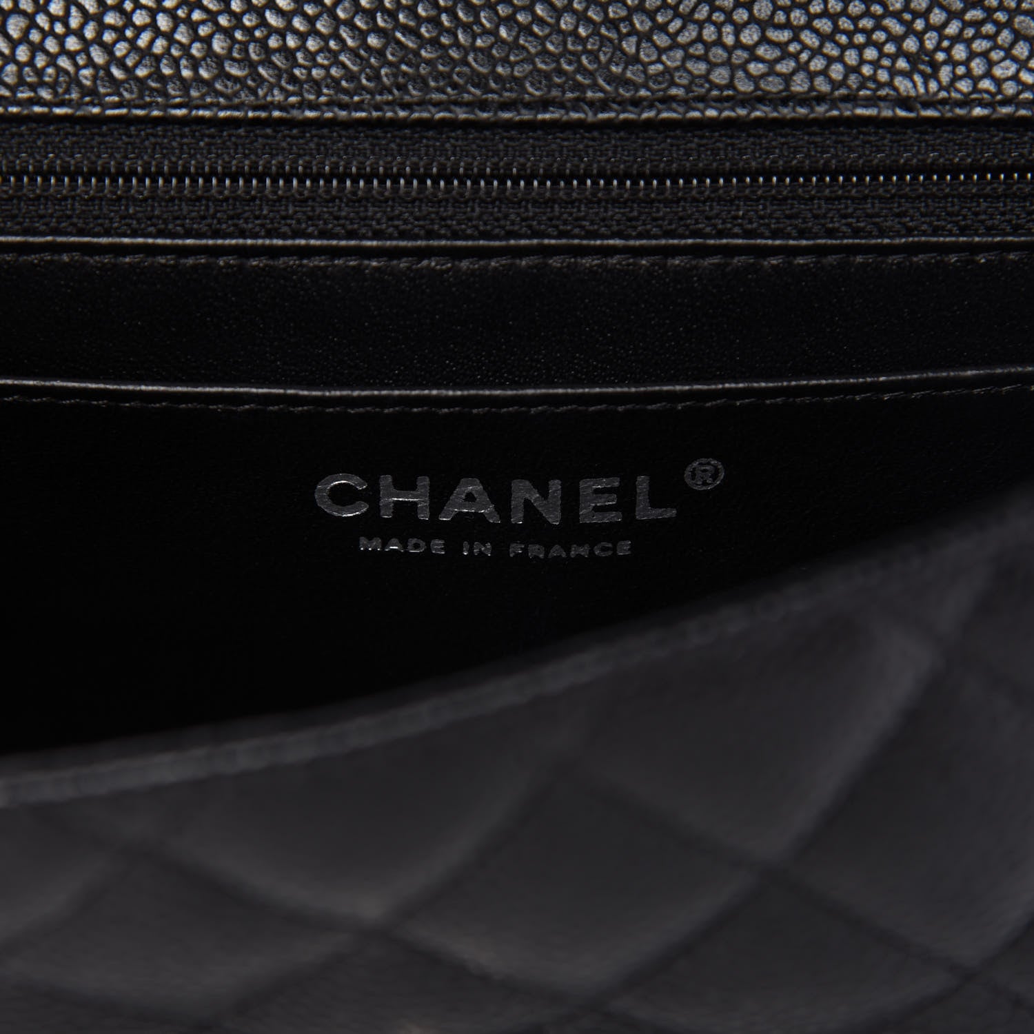 Chanel Caviar Quilted Mini Square Flap Black 8 of 10