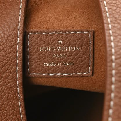 Louis Vuitton Grained Calfskin Low Key Hobo MM Cognac 4 of 11