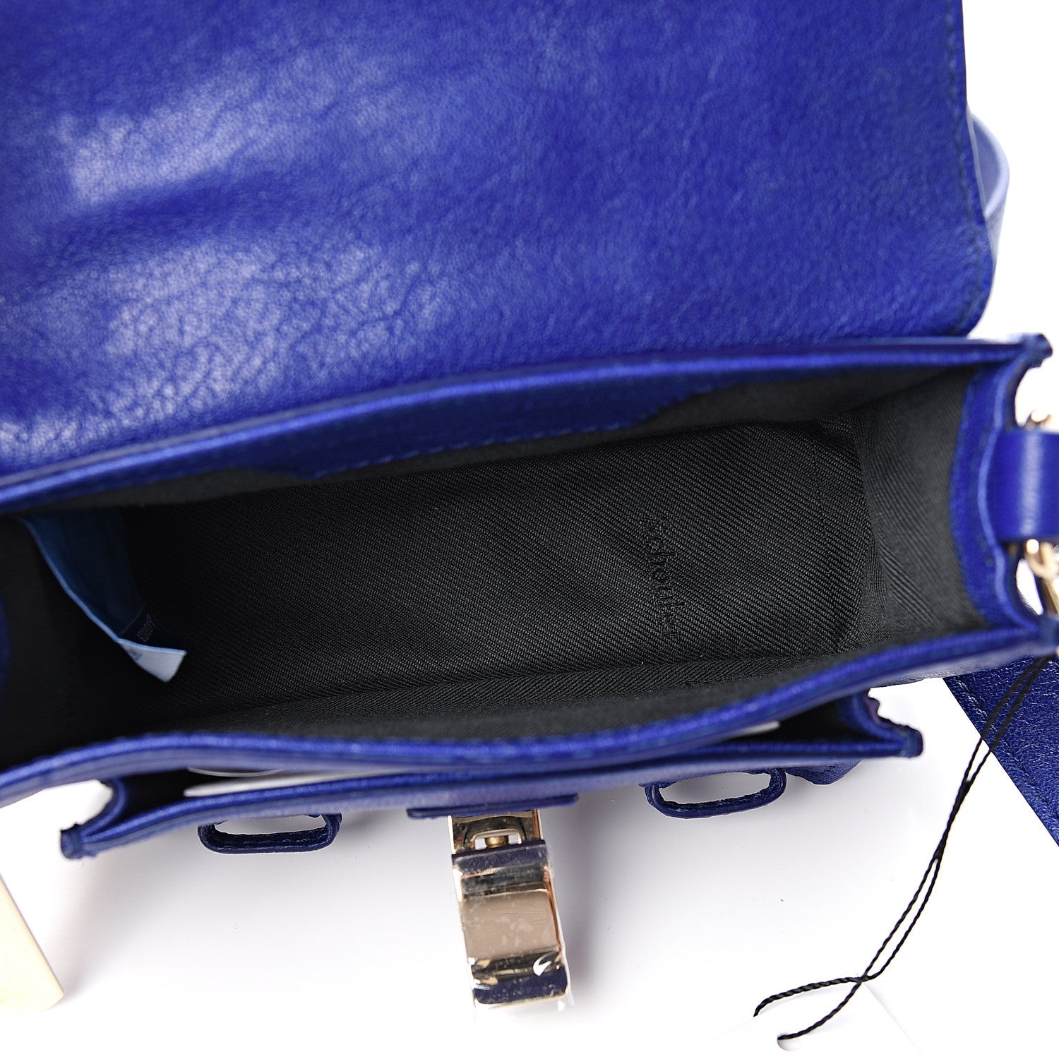 Proenza Schouler Lambskin Micro PS1 Satchel Sapphire 4 of 8