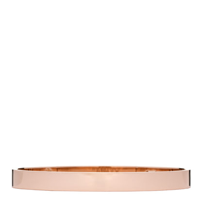 Hermes 18K Rose Gold Diamond PM Collier De Chien Bracelet SH 2 of 4