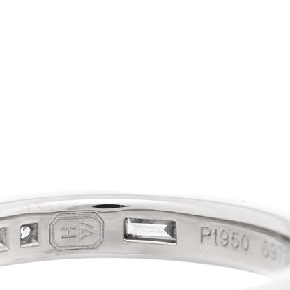 Harry Winston Platinum Diamond Traffic Wedding Band Ring 51 5.75 4 of 4