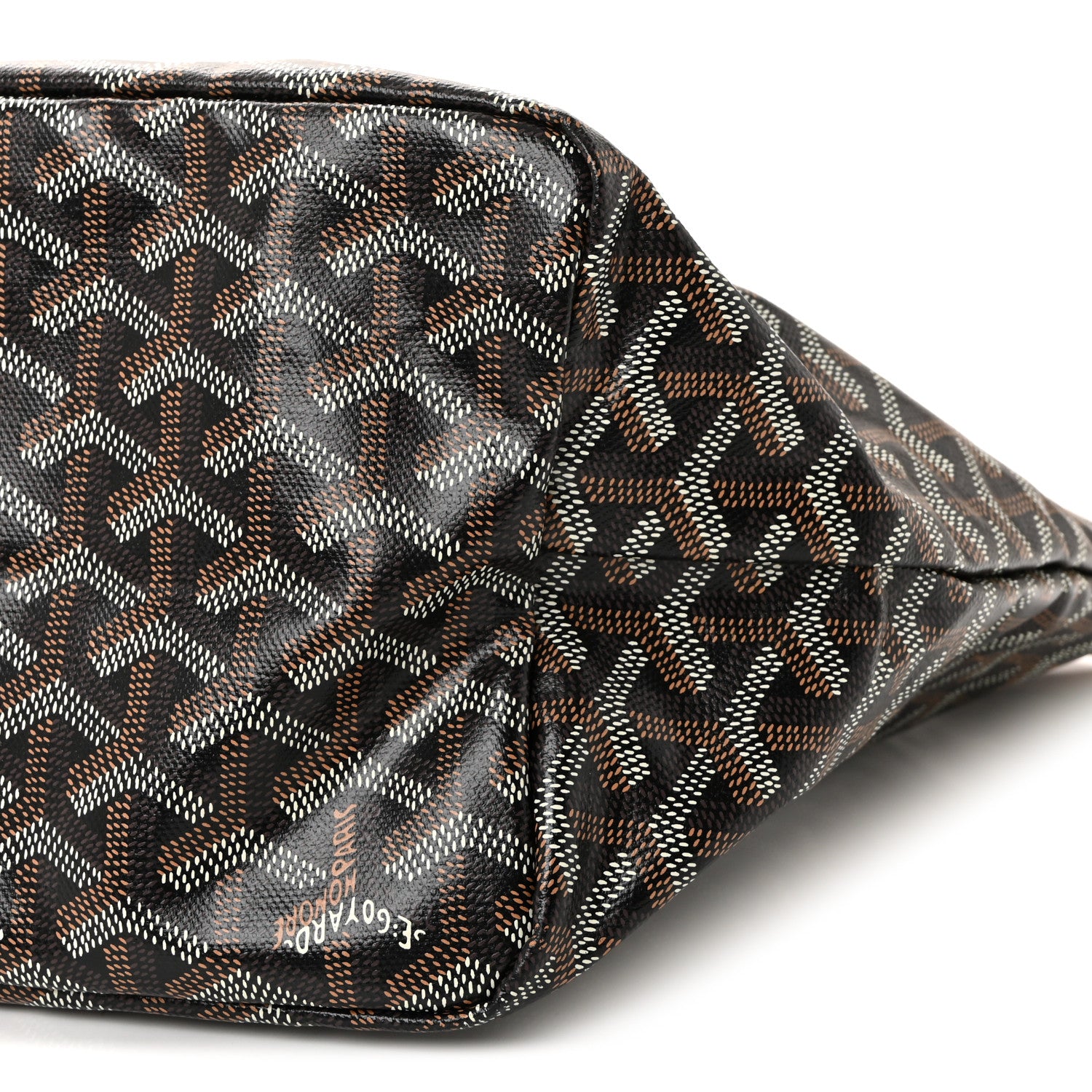 Goyard Goyardine Saint Louis PM Black Gold 9 of 9